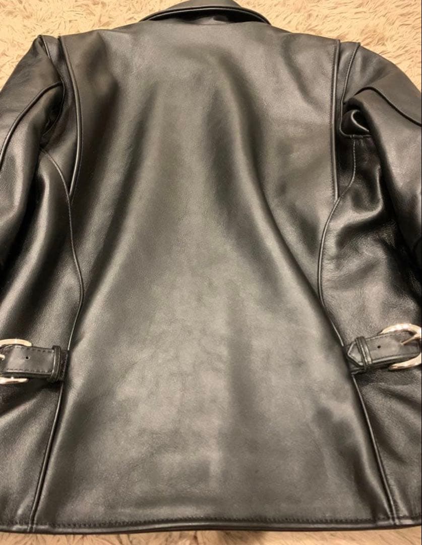 vanson 9D 別注 カウハイド BK 38