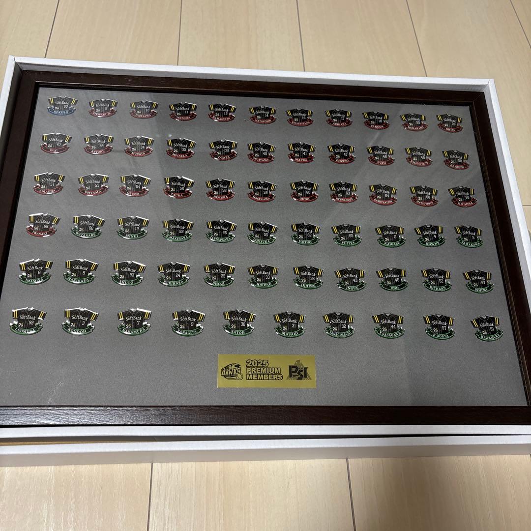 ソフトバンクホークス　オリジナルピンバッジセット