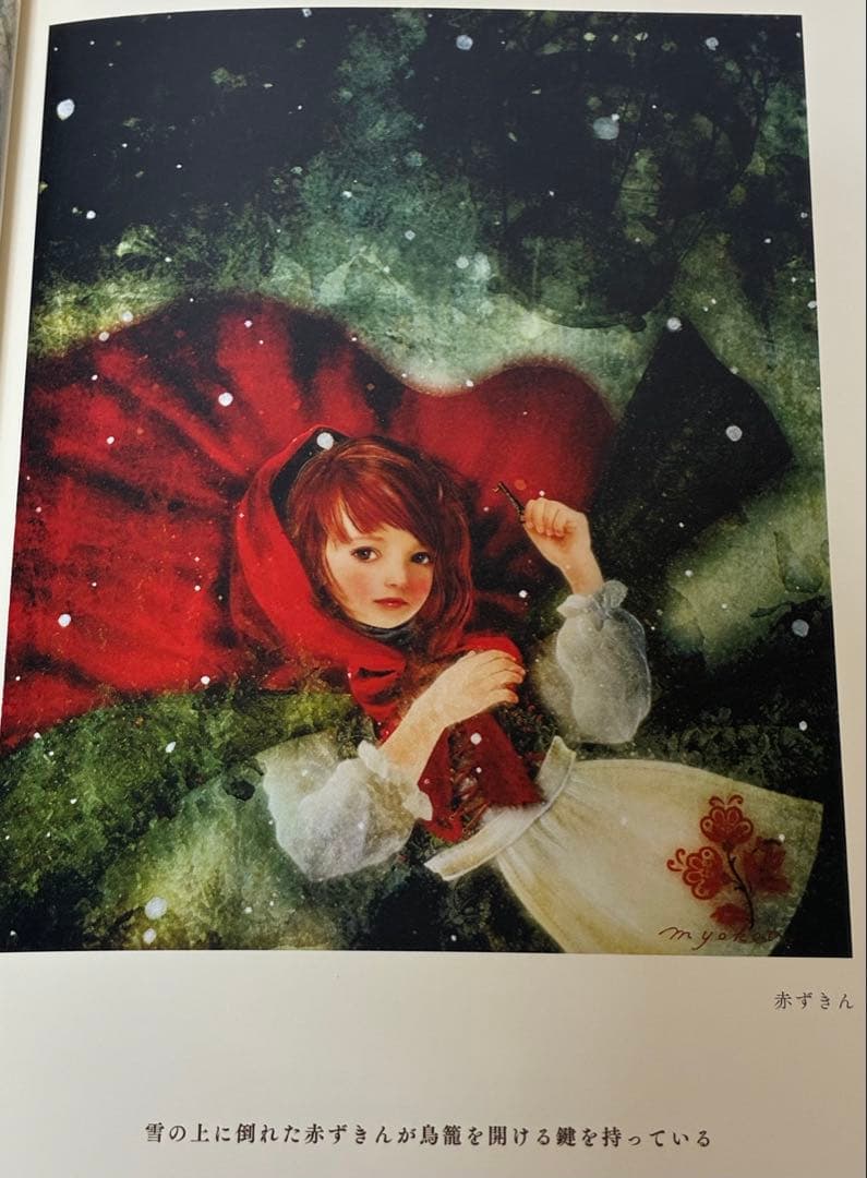 期間限定価格 幻想世界の少女画家 横田美晴 『琥珀色の詩集』P4号 真筆作品