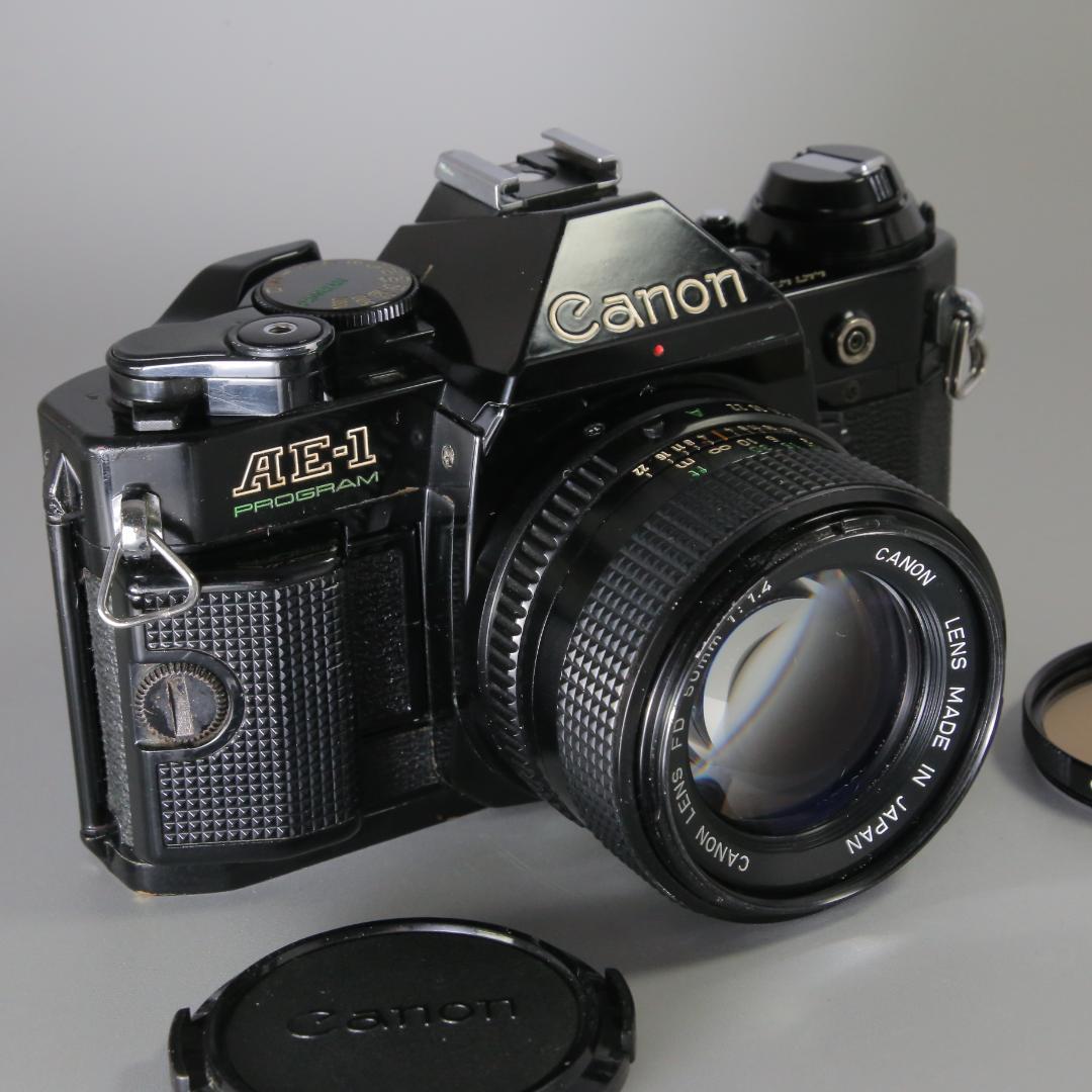 ☆完全動作☆光学クリア Canon AE-1 プログラム 50 1.4 ＃148