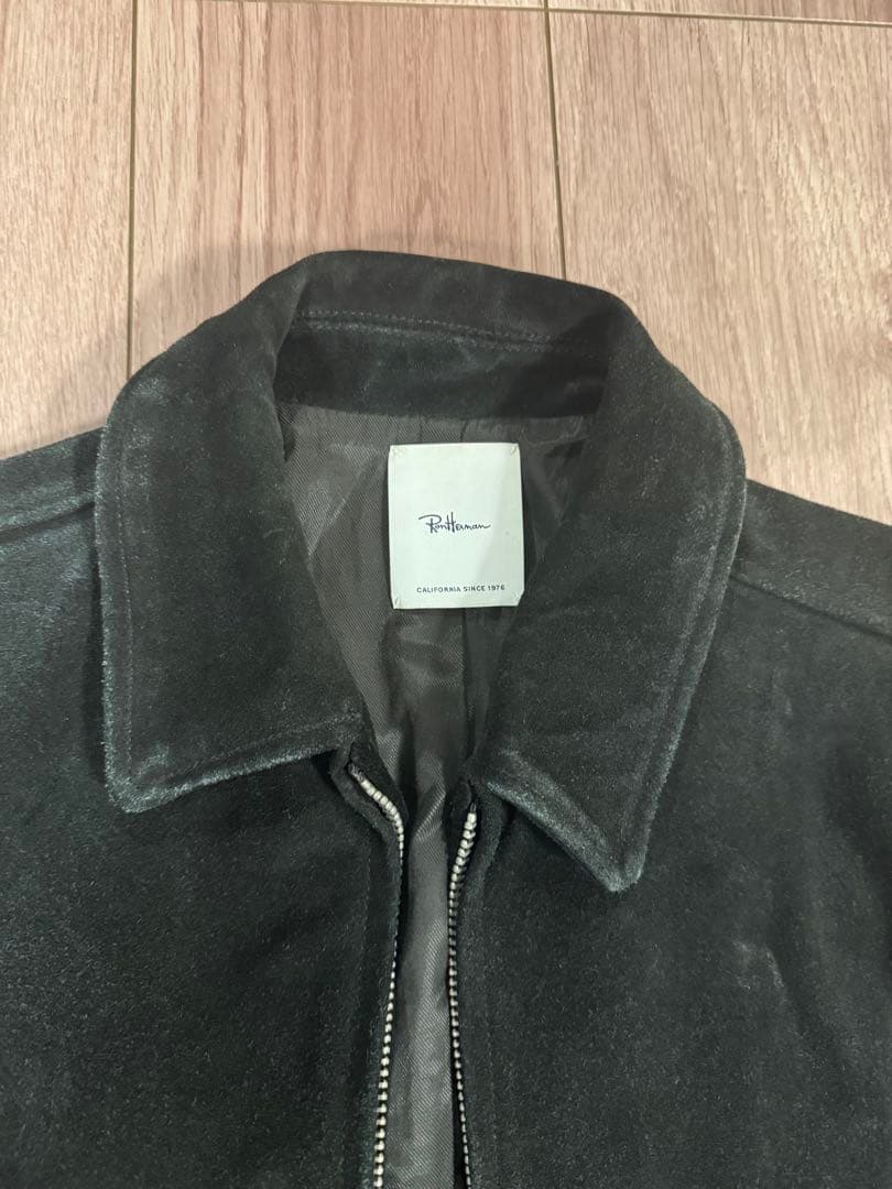 ロンハーマン スエード ジャケット ブラック