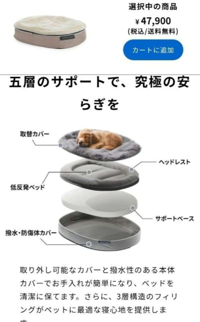 ペットベッド　ラディカシェルベッドセット