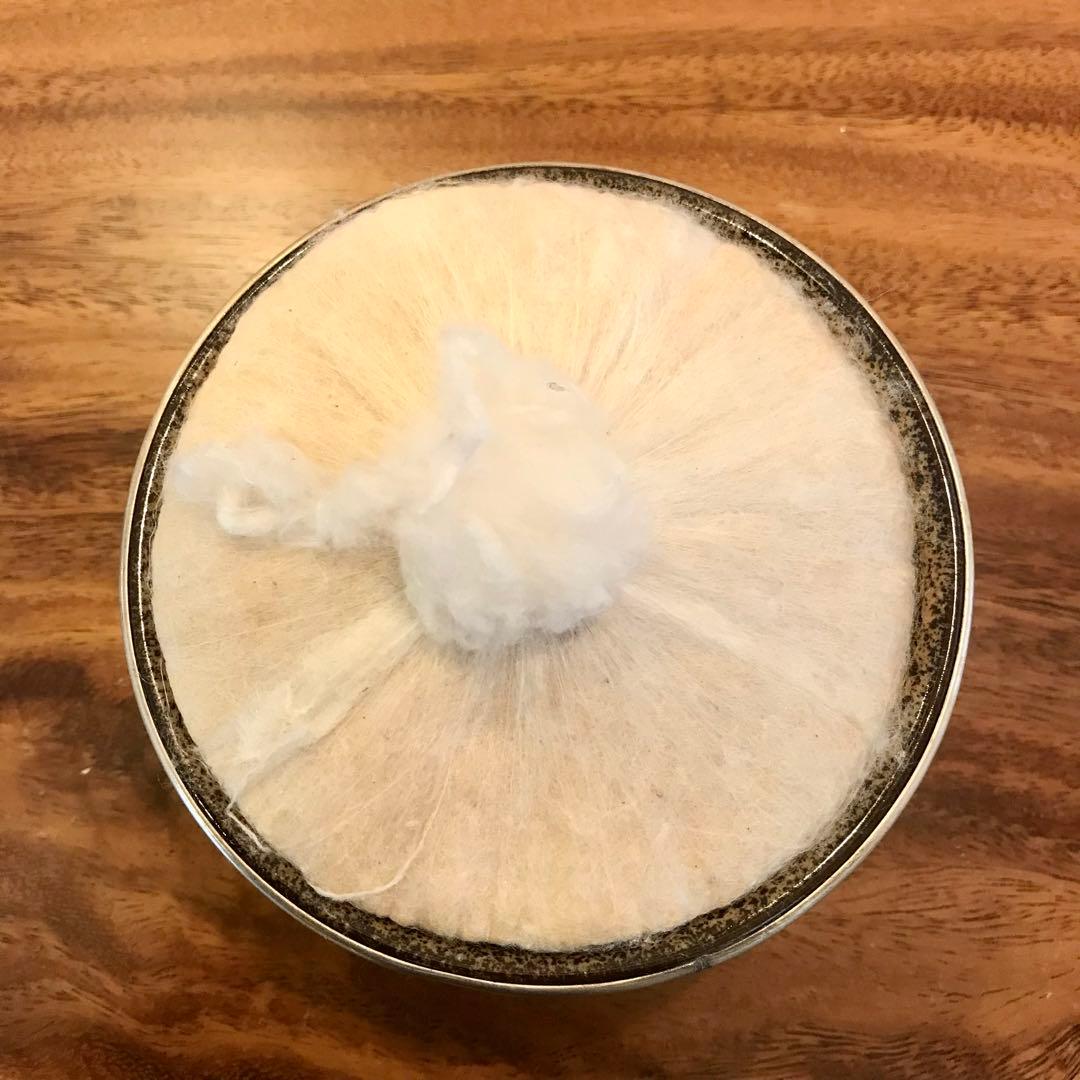 骨董品　銀縁付き天目茶碗【木箱入り】