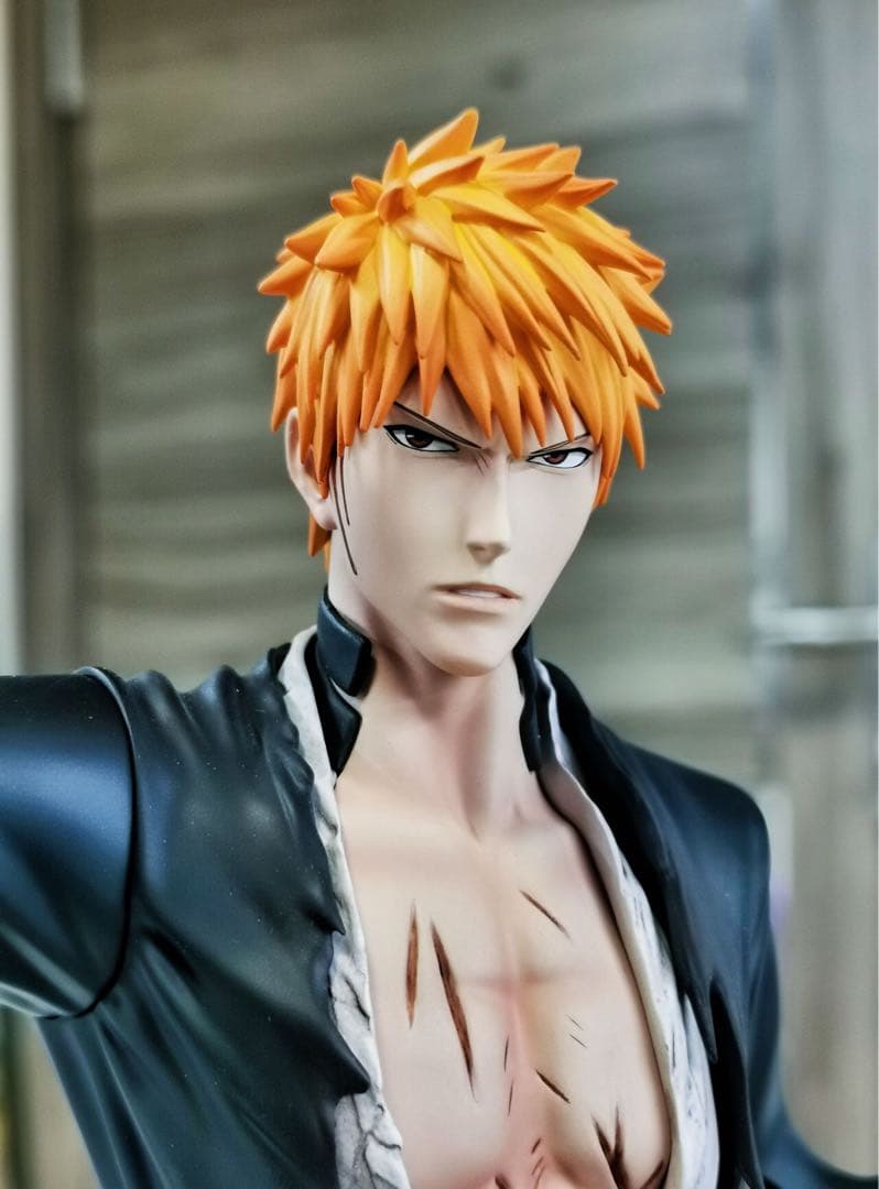 BLEACH 黒崎一護 ガレージキット ガレキ スタチュー④⑨