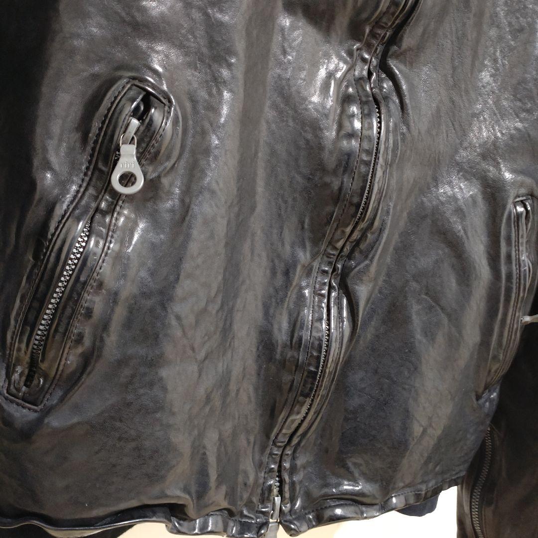 BACKLASH 1254-01 シングルライダースジャケット XL（ブラック）