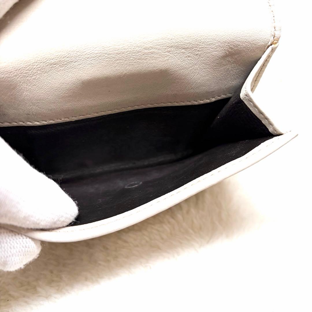 美品　GUCCI グッチ ヴィンテージ シェリーリボン 折り財布 GG柄 箱付