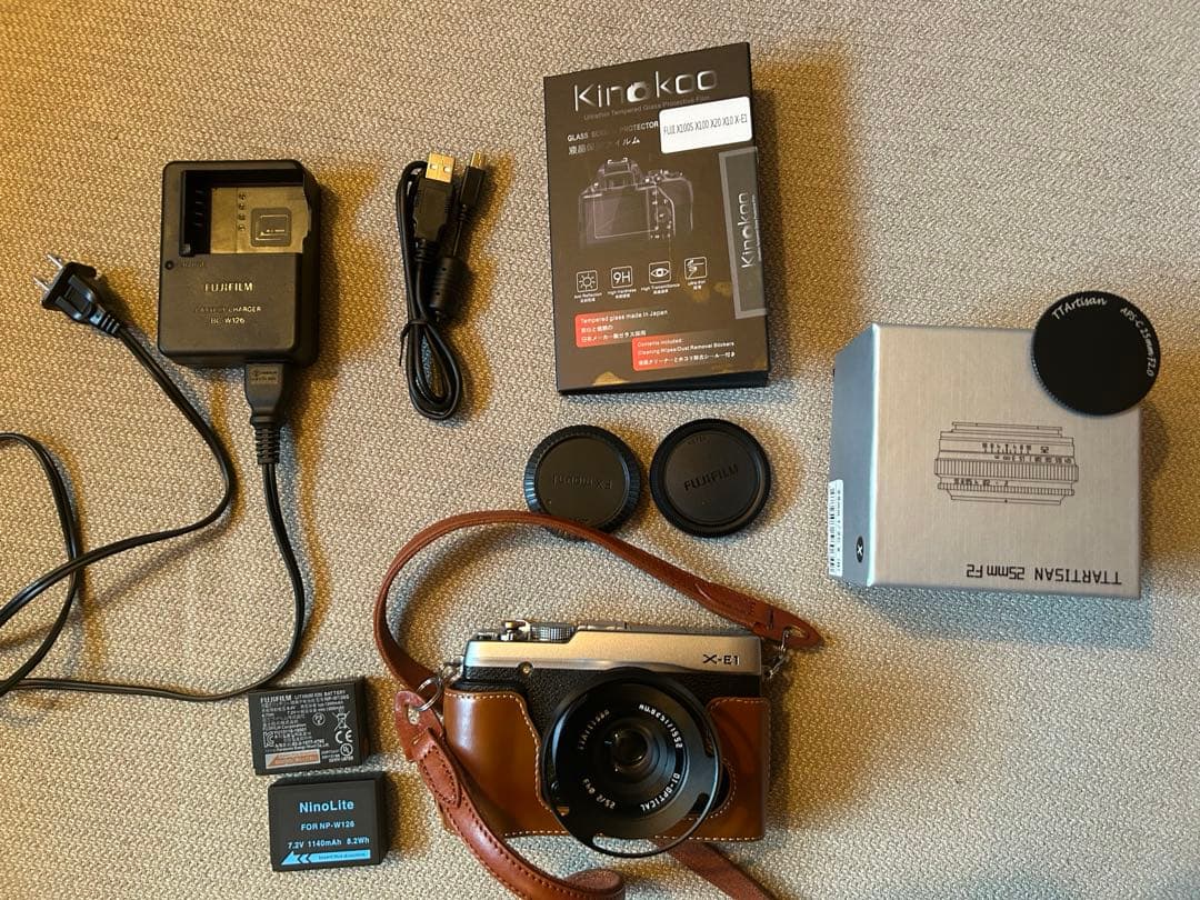 極美品！Fujifilm X-E1 TTArtisan 25mm レンズセット