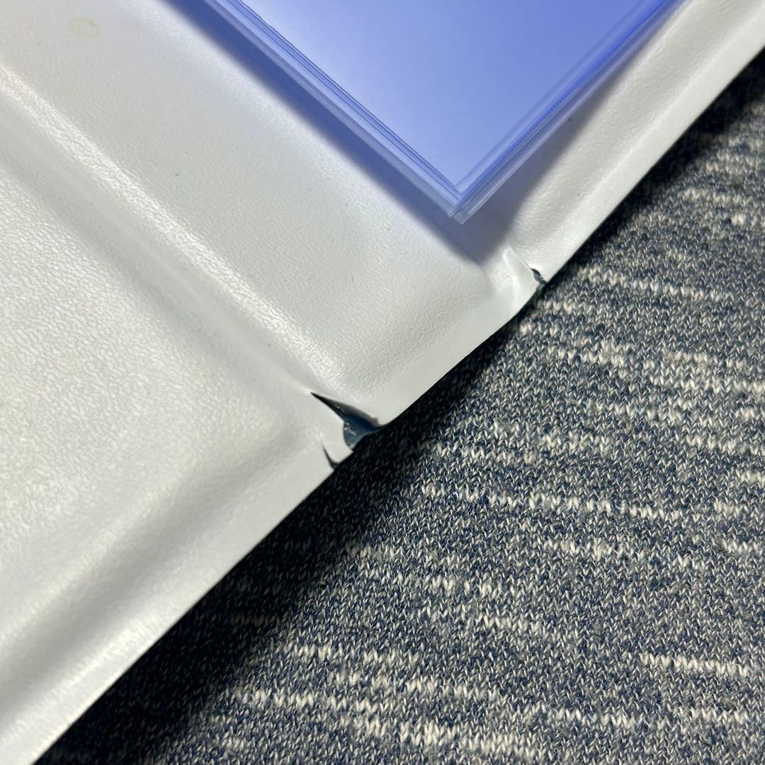 シール帳 バインダー 音符 purupuru melody 当時物 青