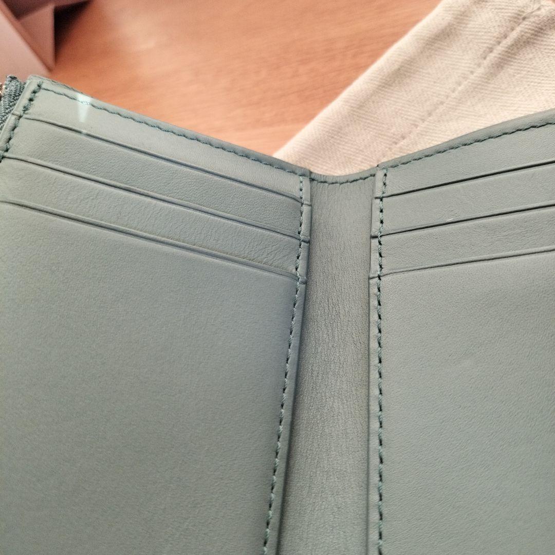 LOEVE 三つ折り財布 ミントグリーン