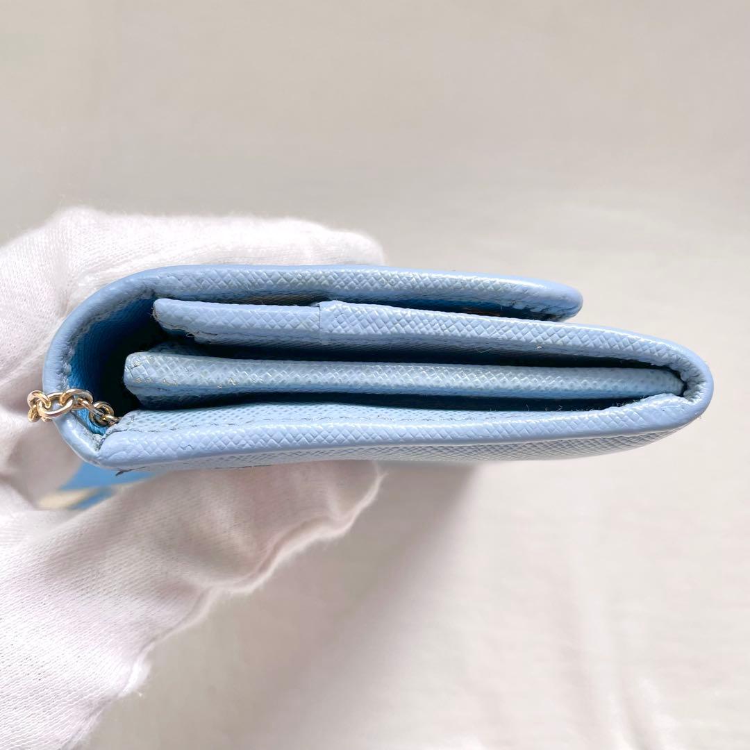 PRADA プラダ サフィアーノ 長財布 フラップ　2つ折り財布　1221-⑩