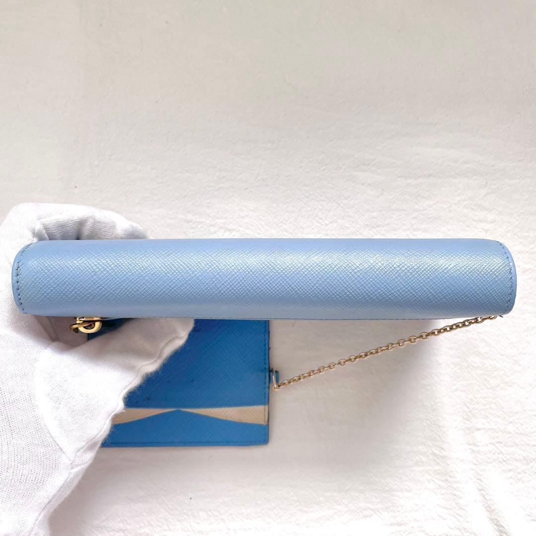 PRADA プラダ サフィアーノ 長財布 フラップ　2つ折り財布　1221-⑩