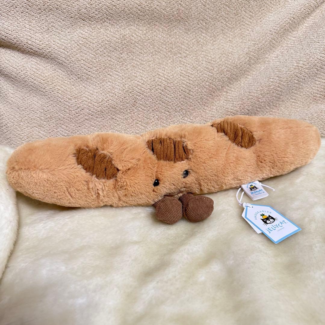 マスコット ジェリーキャット　フランスパン　バケット　パン　ぬいぐるみ　食べ物