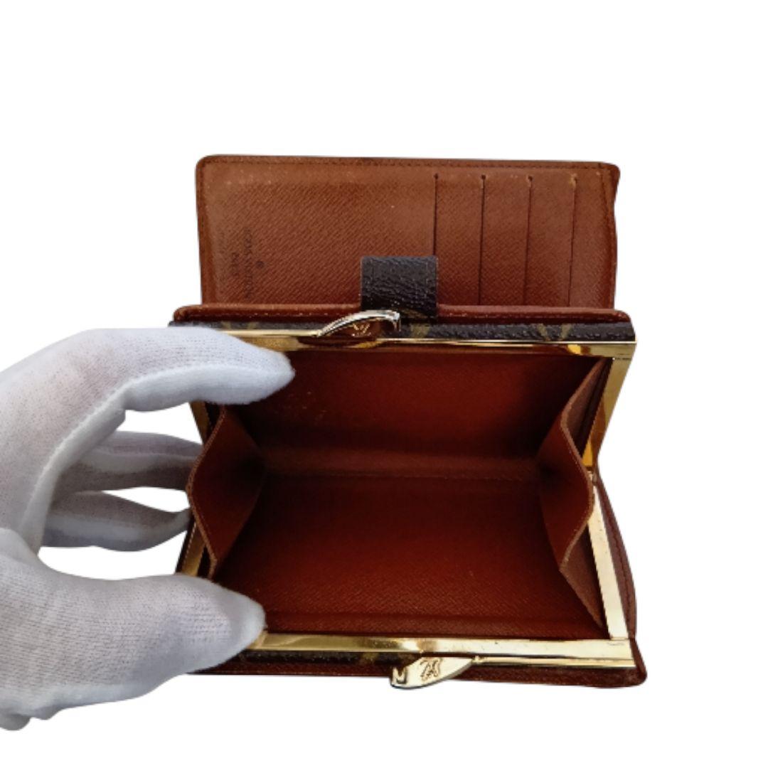 ルイヴィトン モノグラム ポルトフォイユ ヴィエノワ がま口　財布