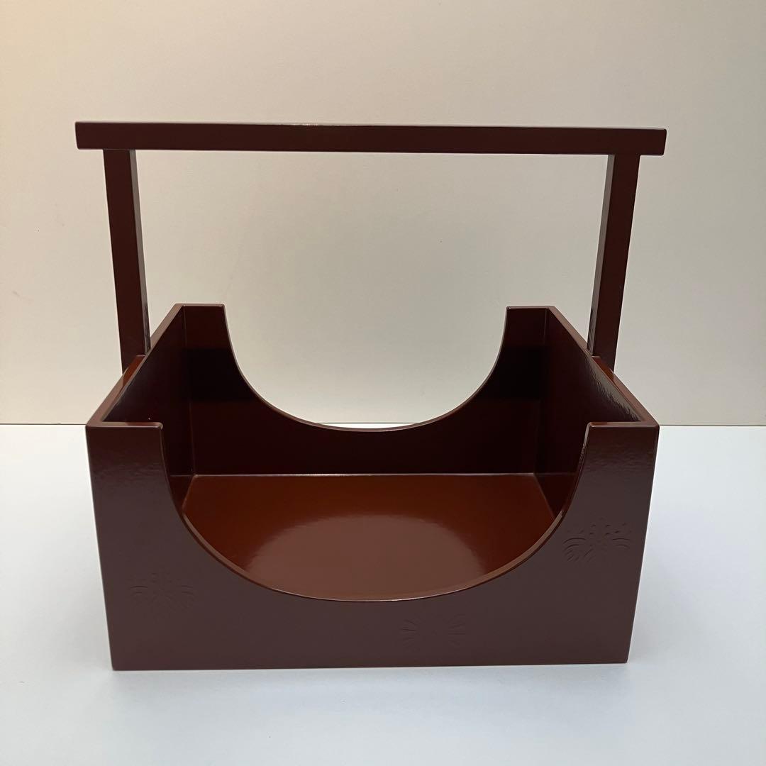 紫雲一閑 塗 莨盆 鐘楼堂 一閑 茶道 茶道具 送料込　美品