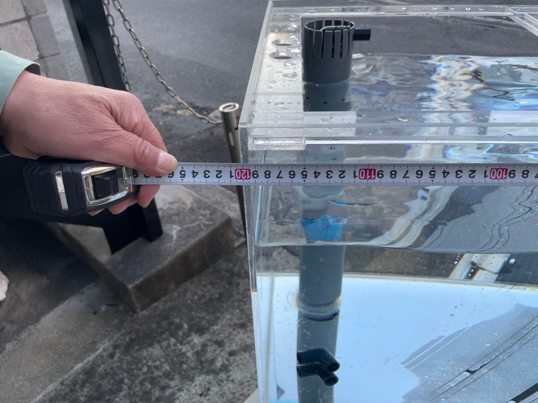 アクリル水槽　オーバーフロー　 1200mm x 450mm x 450mm