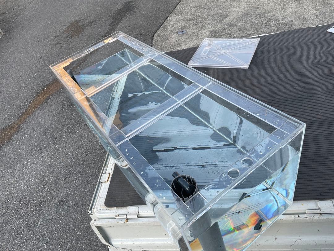 アクリル水槽　オーバーフロー　 1200mm x 450mm x 450mm