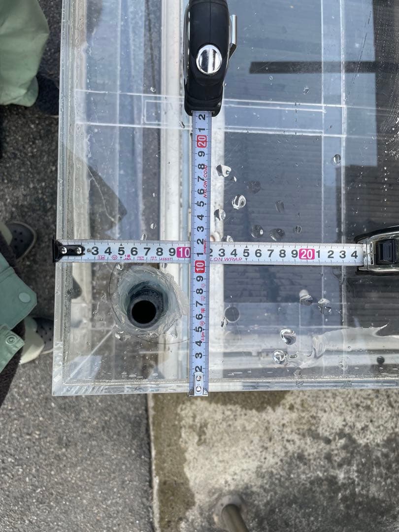 アクリル水槽　オーバーフロー　 1200mm x 450mm x 450mm