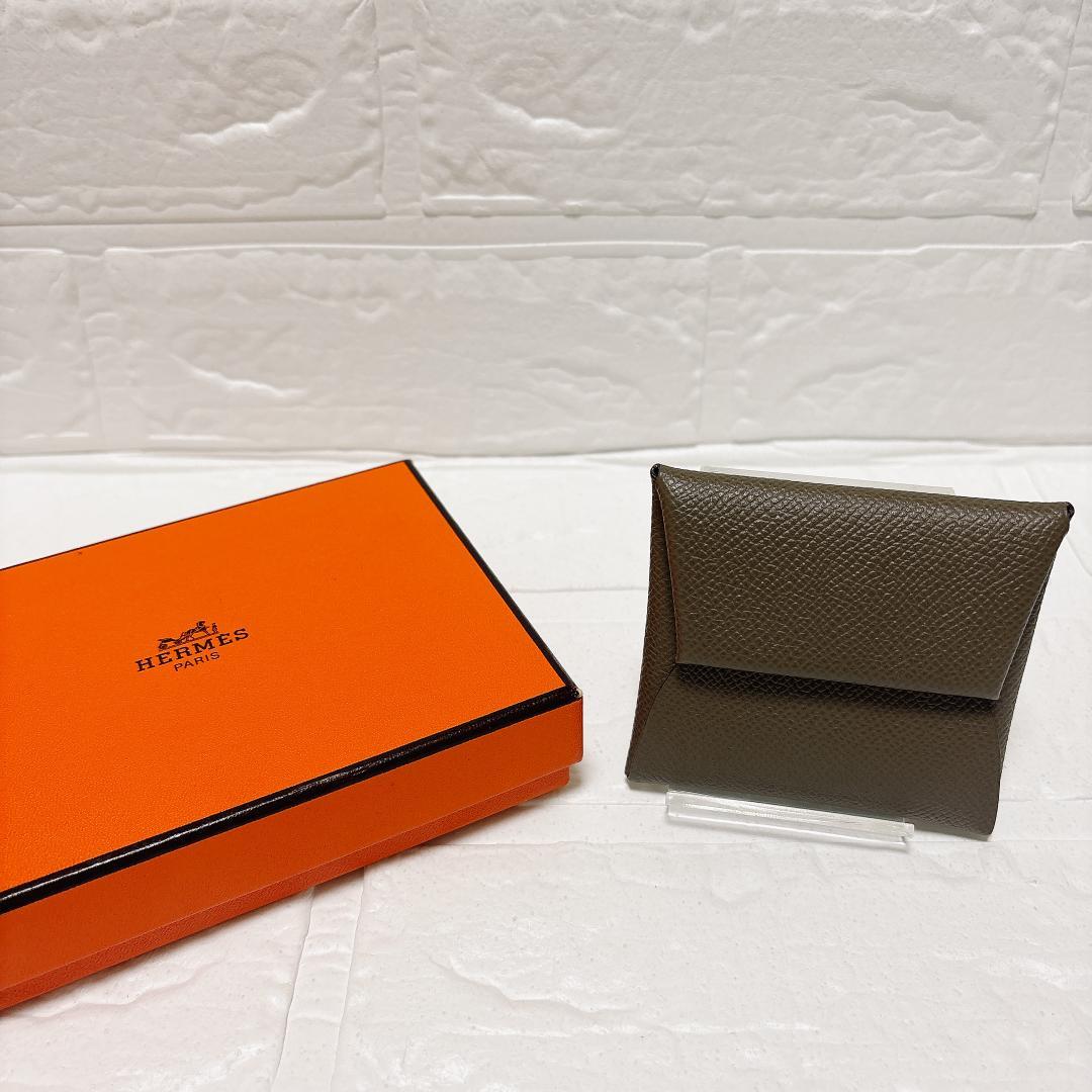 美品✨HERMES エルメス バスティア エトゥープ ケース グレー