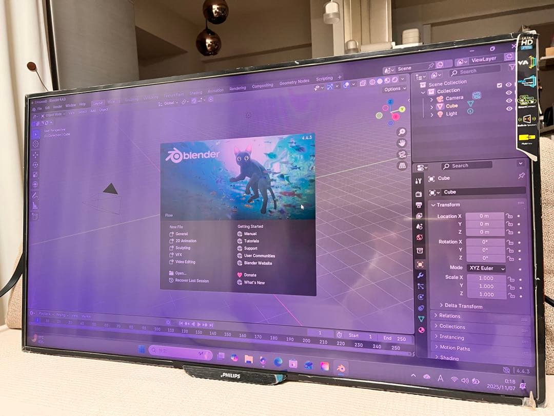【液晶画面新品交換済】PHILIPS 4K液晶モニター BDM4065UC