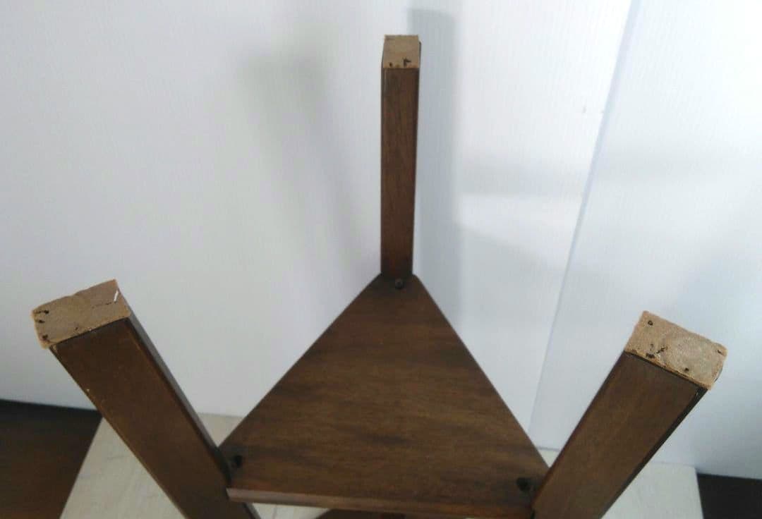 マルニ 木製 円形 カウンタースツール