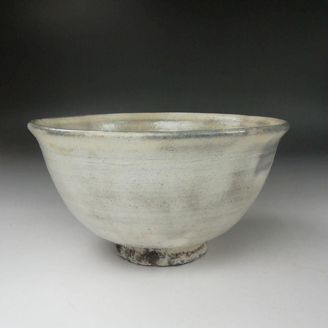 Ｔ３７０　茶碗　『越前粉引茶碗』『三好建太朗 作』　共箱　抹茶碗　茶道具