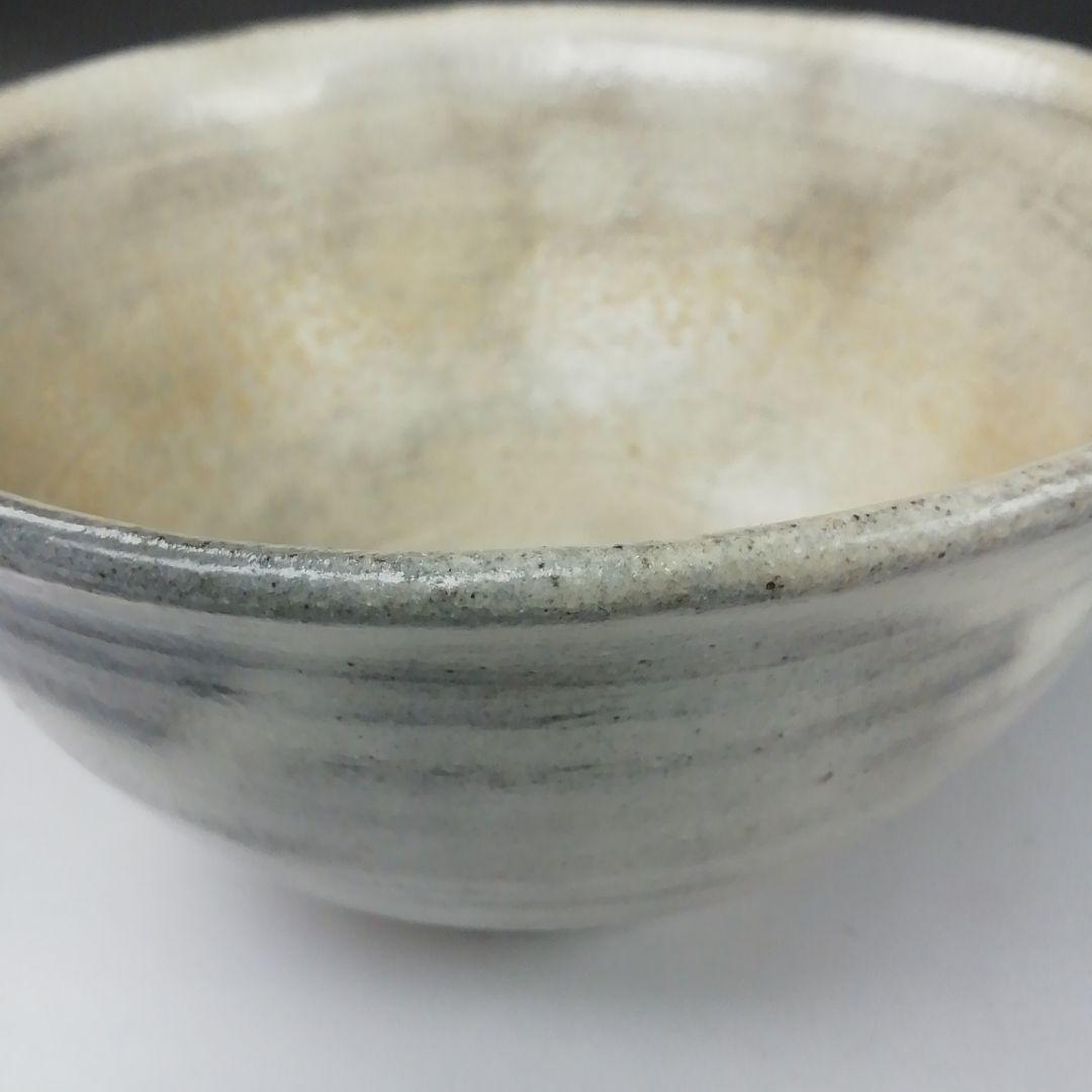 Ｔ３７０　茶碗　『越前粉引茶碗』『三好建太朗 作』　共箱　抹茶碗　茶道具