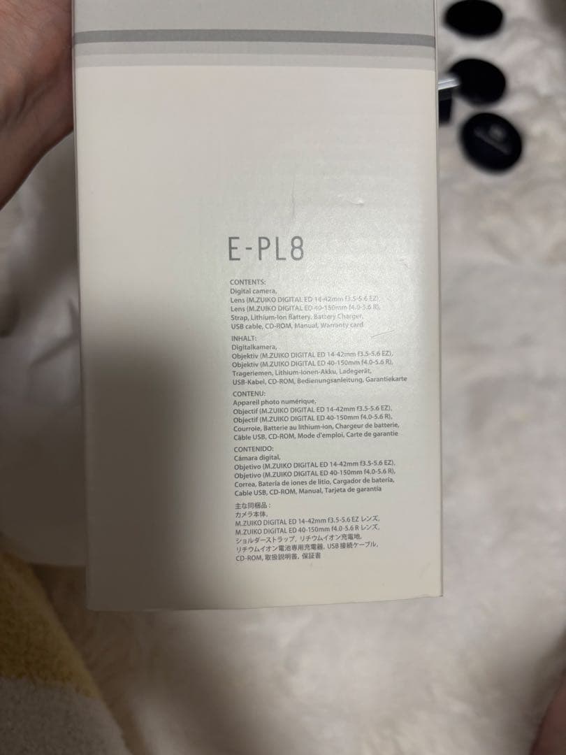 OLYMPUS PEN E-PL8 ホワイト レンズ2本付き