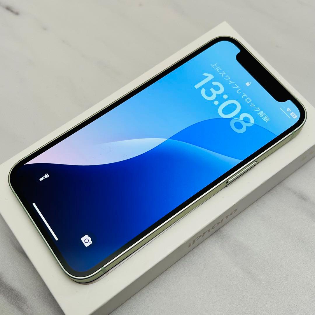 【上美品☆】iPhone12mini 本体 Green 256GB SIMフリー