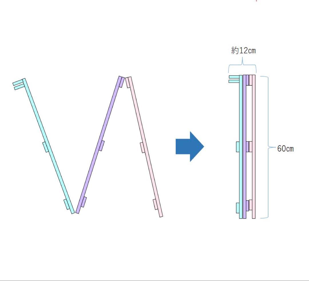 ぶーしゅか様/イベント什器/3つ折りテーブル/フリマ/マルシェ