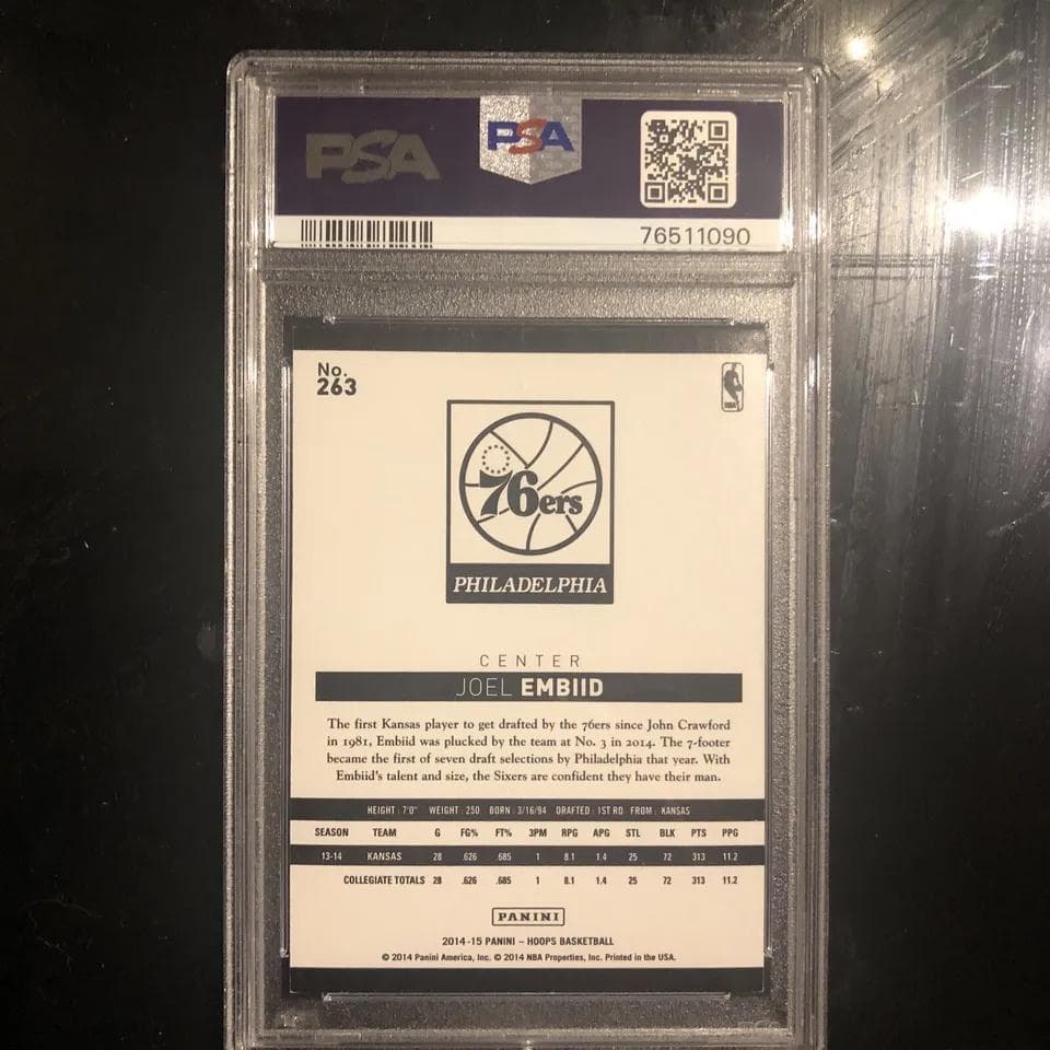 Panini Hoops NBA エンビード 76sers RC 399シリ