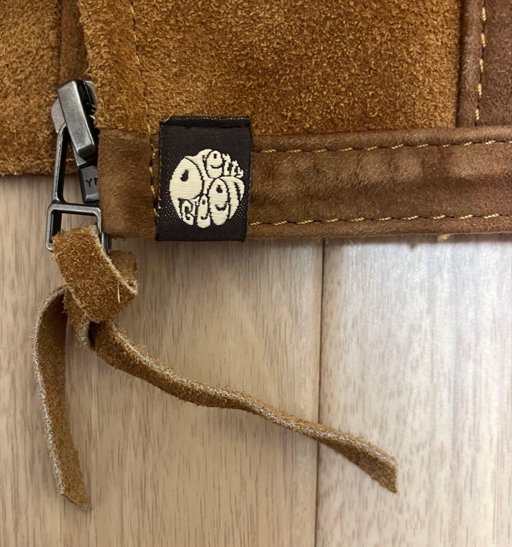 Pretty Green 本革スウェードライダースジャケット サイズ3