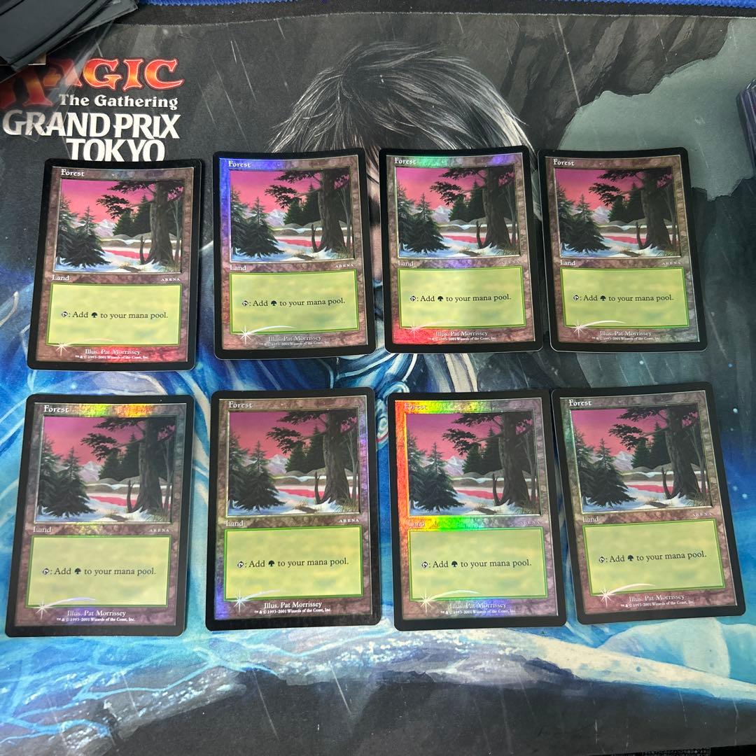 mtg Foil アリーナFoilランド 英語 en 8枚セット
