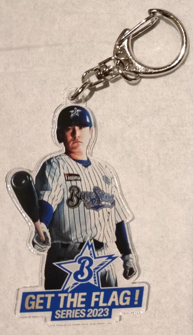 あんずm(__)m横浜DeNAベイスターズ佐野恵太選手アクリルキーホルダー