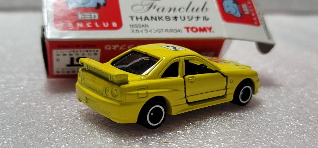 【送料無料】未使用！ 2台セット ブルーバード GTR R34 ミニカー トミカ