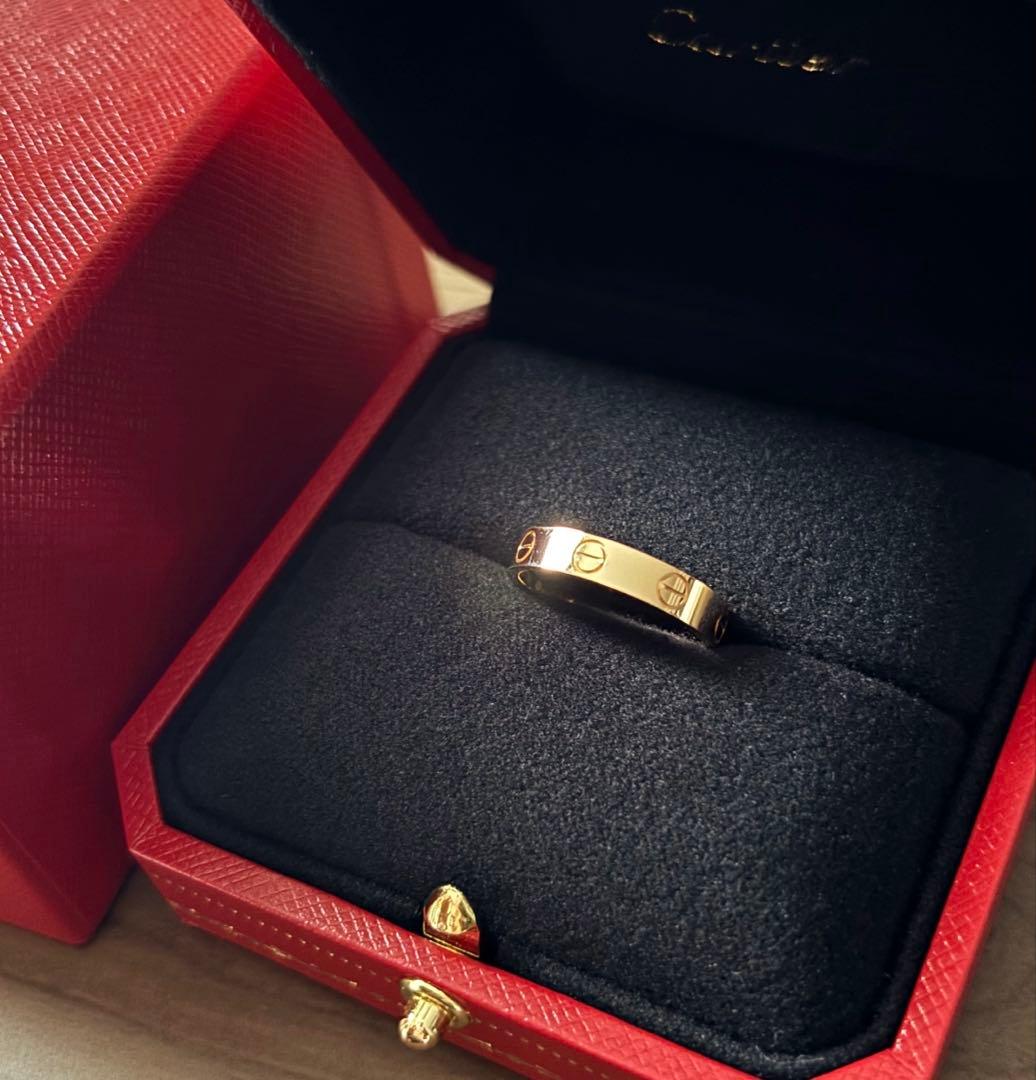 Cartier カルティエ ミニラブリング PG ピンクゴールド サイズ52
