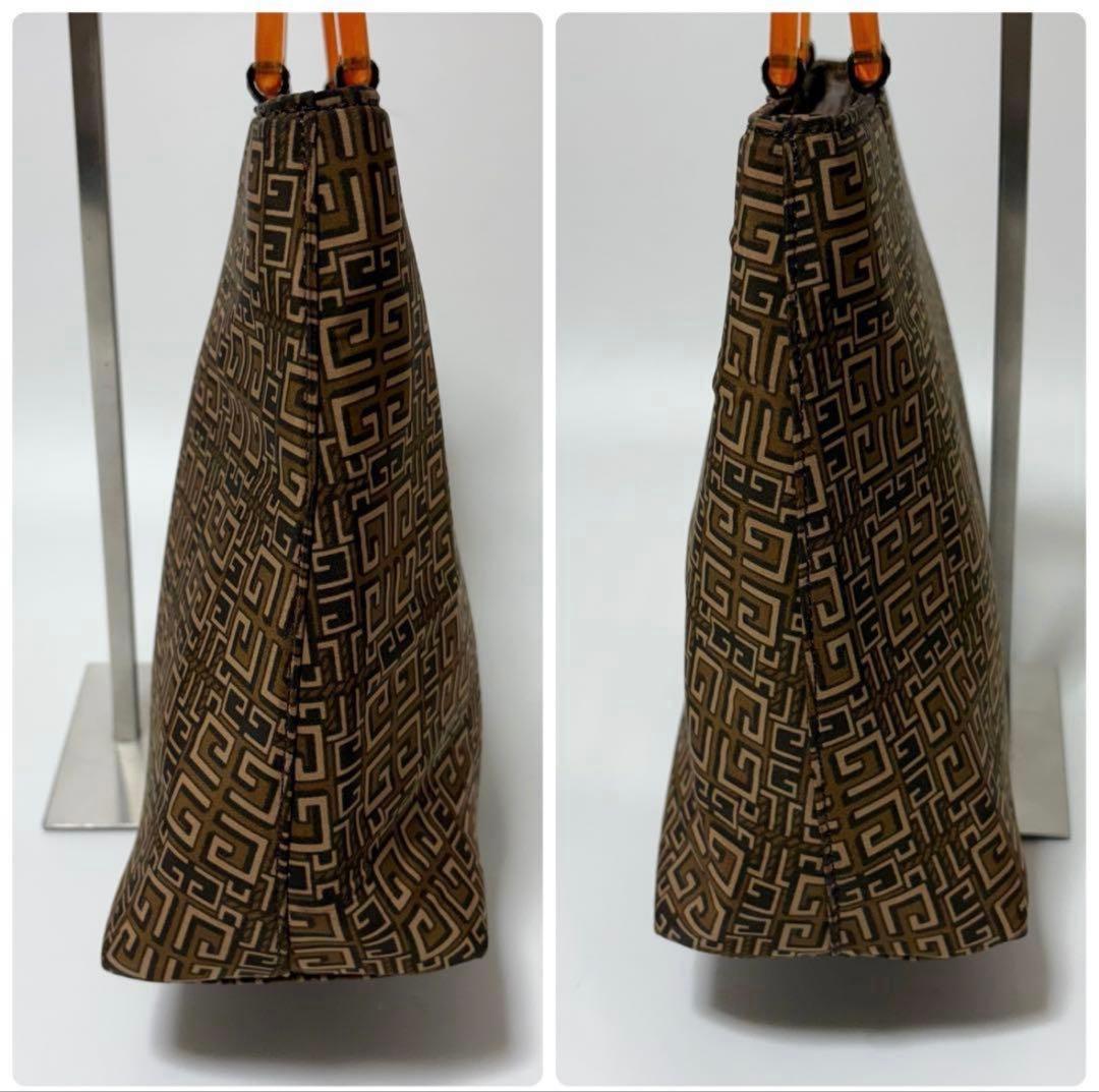 極美品　ジバンシー　ヴィンテージ　ハンドバッグ　トートバッグ　3室　総柄　4G