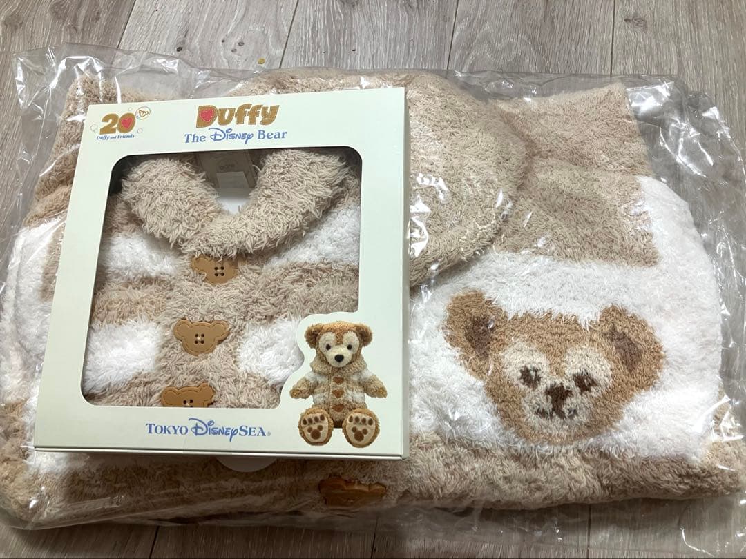 【2点セット】 ダッフィー ぬいぐるみコスチュームカーディガン　ジェラピケ