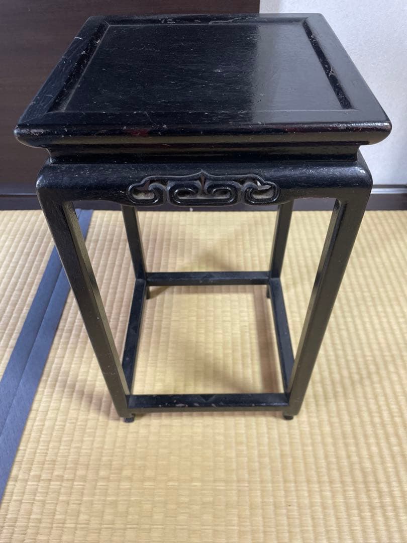 ⭐︎ジジイの蔵から拝借した⭐︎黒色木製座卓