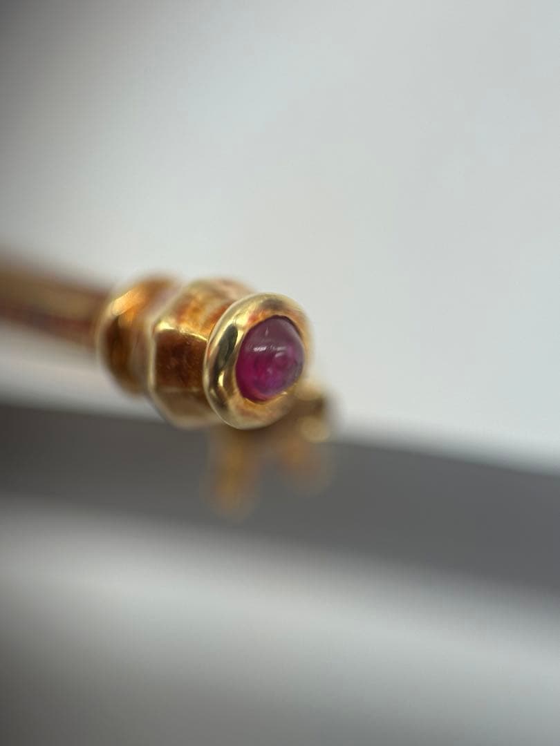 【K18】ブローチ ダイヤモンド0.02ct 約8g 貴金属