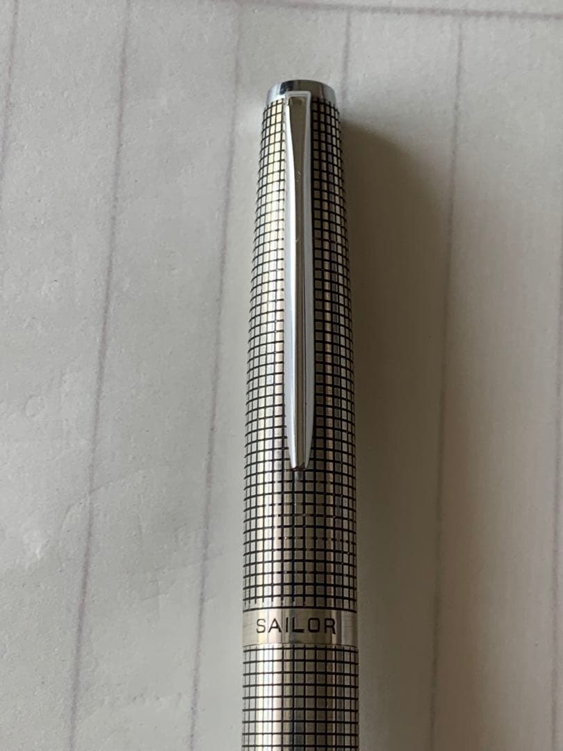 セーラー シルバー 万年筆 18K