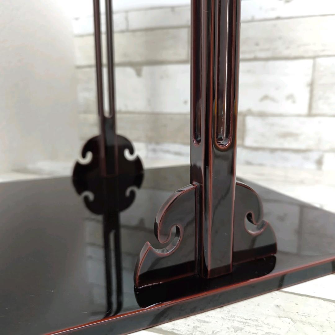 輪島塗 淡々斎好 寿棚 茶道具 共箱 煎茶棚 茶棚 収納 煎茶道具