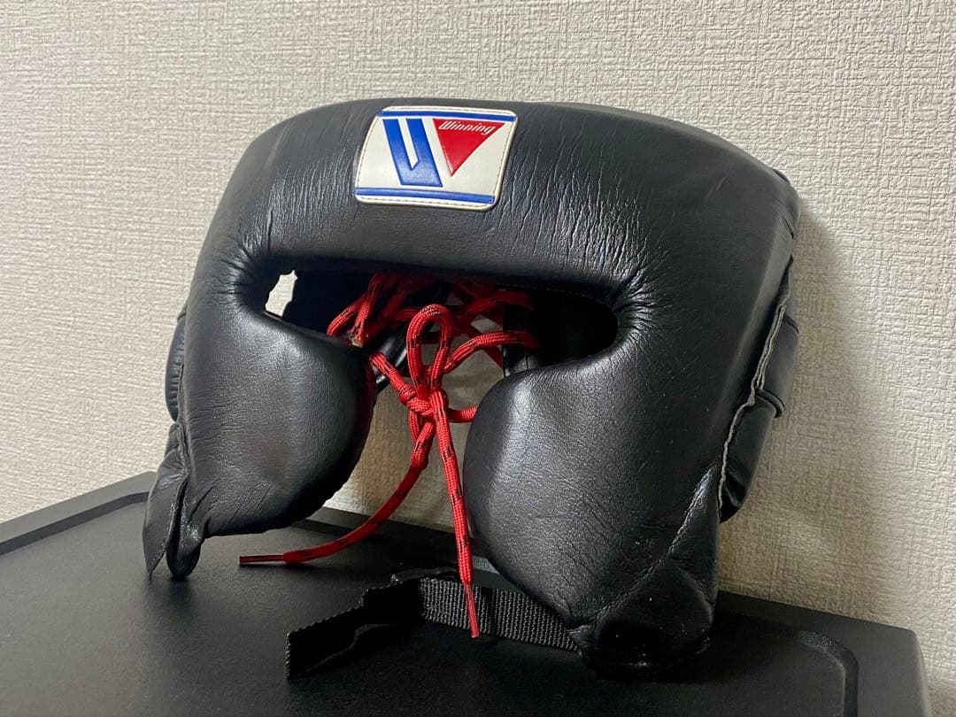 ウィニング　ボクシングヘッドギア Lサイズ　黒