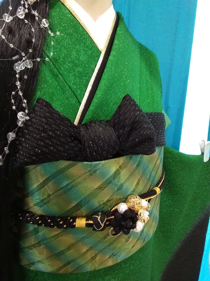 振袖フルセット、正絹振袖成人式、重ね衿、帯揚げ帯締め、全通袋帯、長襦袢