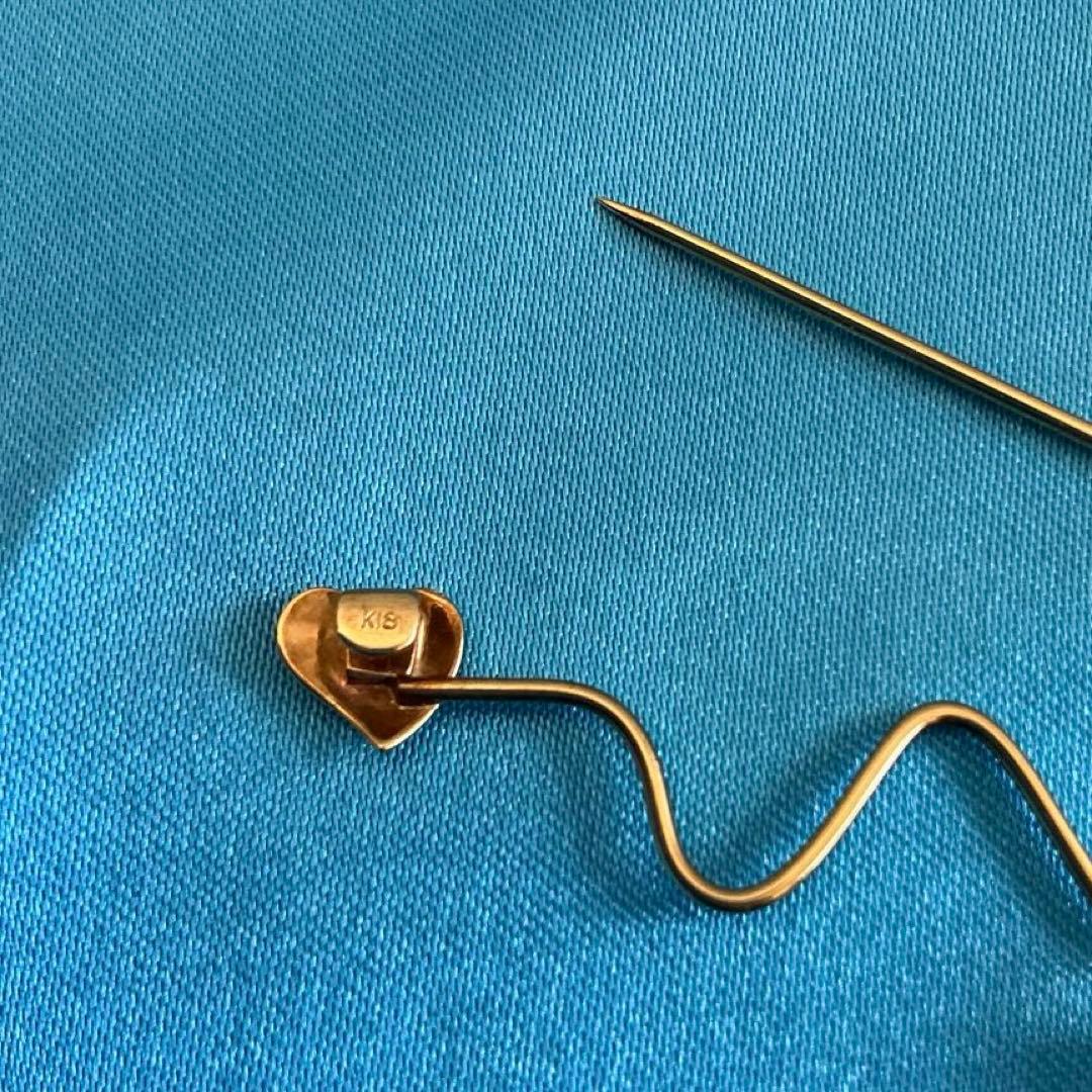 宇和島真珠 バロック真珠 あこや真珠 真珠ブローチ アヒルモチーフK18箱付き