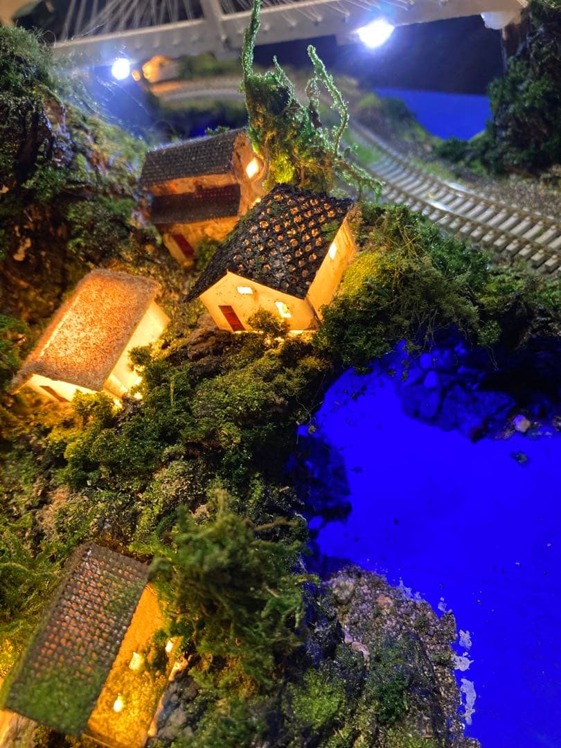 鉄道模型ジオラマ　　ロックです