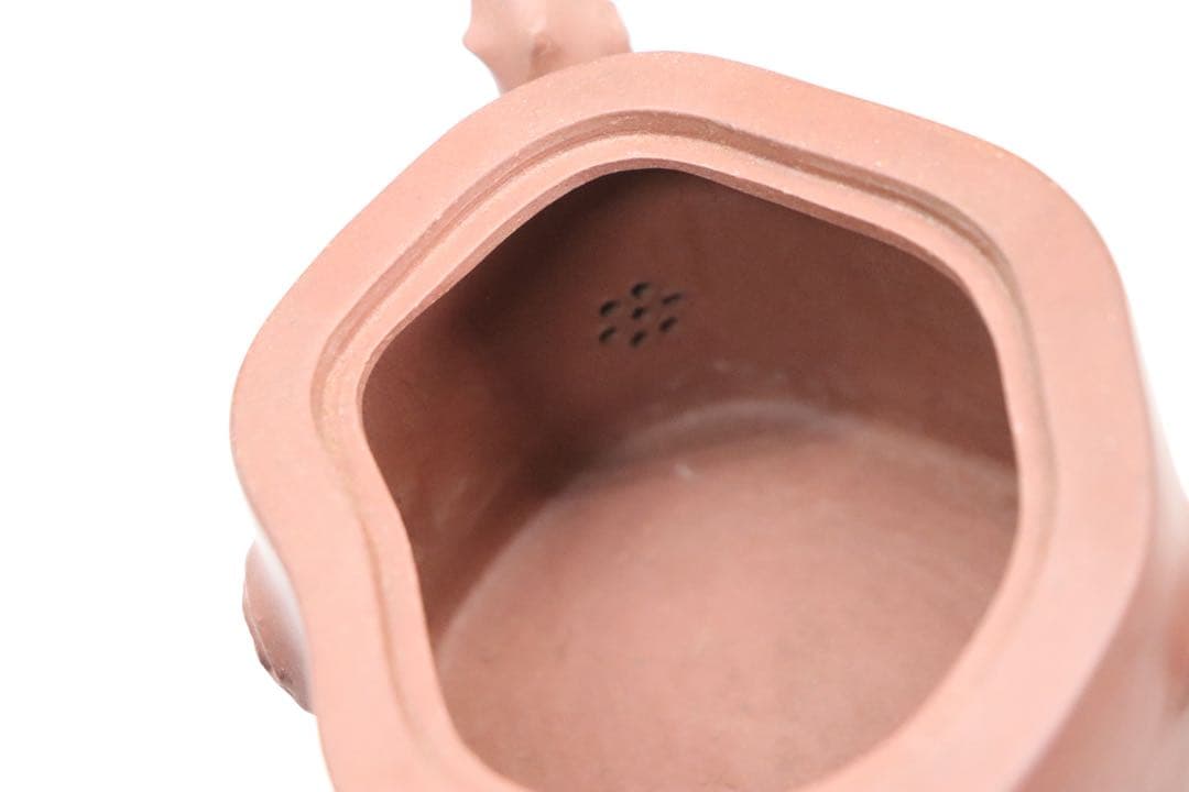 中国　宜興紫砂急須　梅段　順仙銘(陳順仙) 中国茶器　送料込み250708