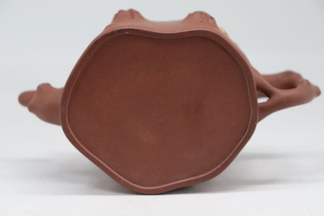 中国　宜興紫砂急須　梅段　順仙銘(陳順仙) 中国茶器　送料込み250708