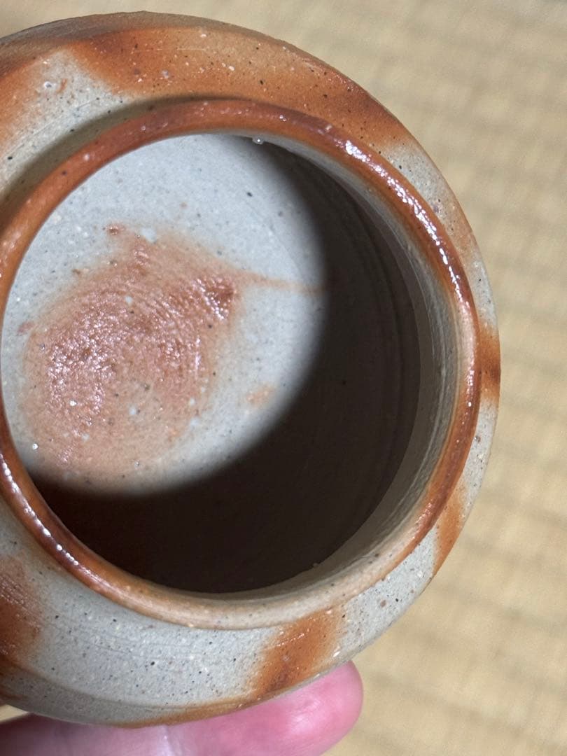 こゆきちゃん様　備前焼　人間国宝　山本陶秀　緋襷大海茶入