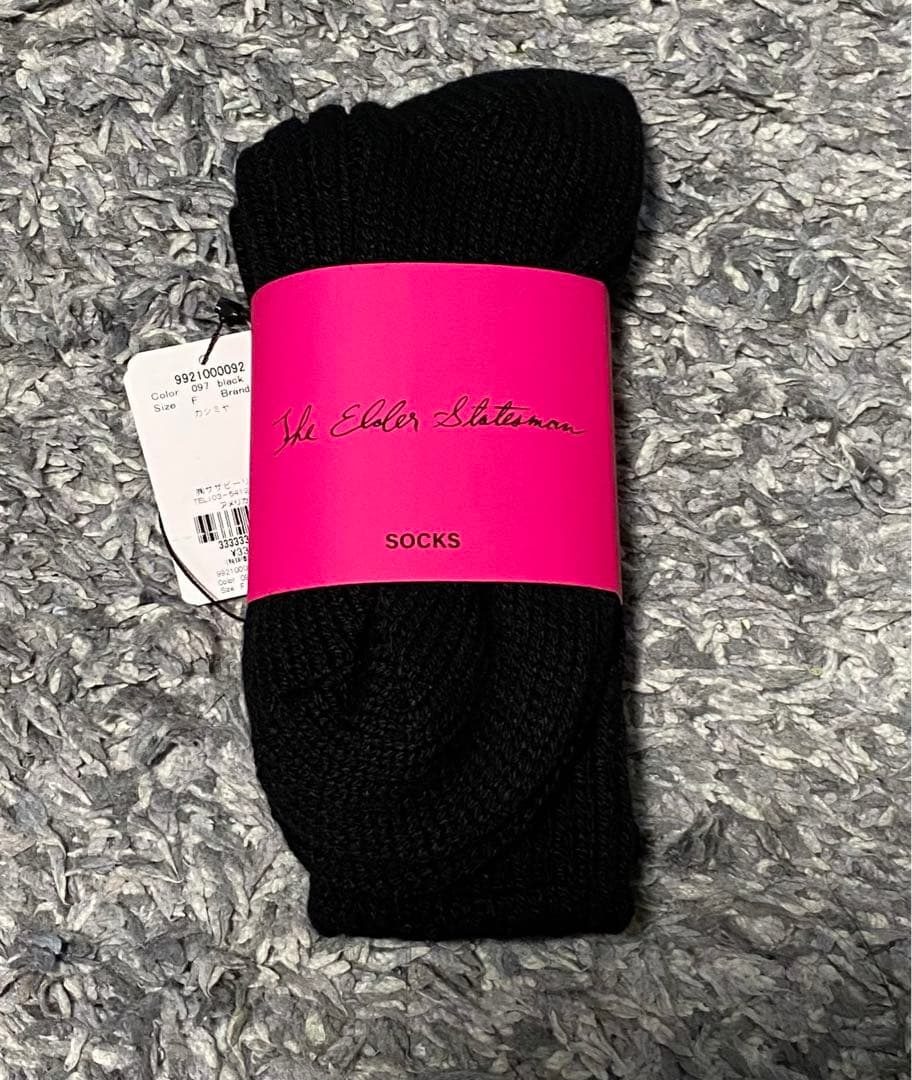 【新品】THE ELDER STATESMAN ヨセミテ カシミヤソックス