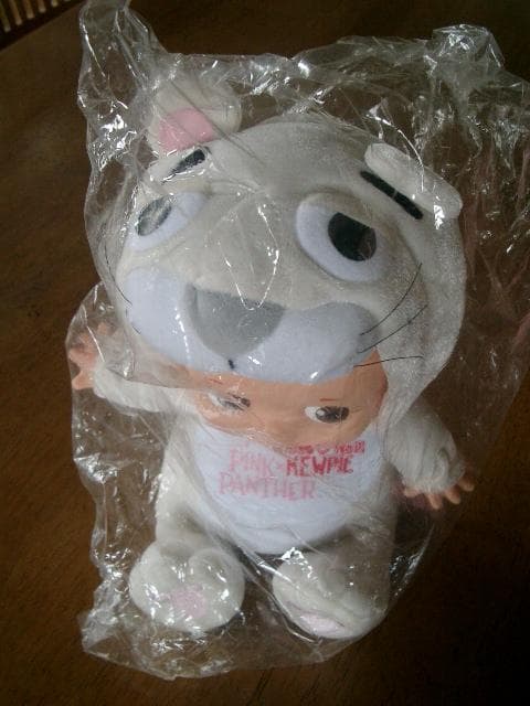 ローズオニールキューピー×ピンクパンサー ぬいぐるみ大【お座り】２体セット